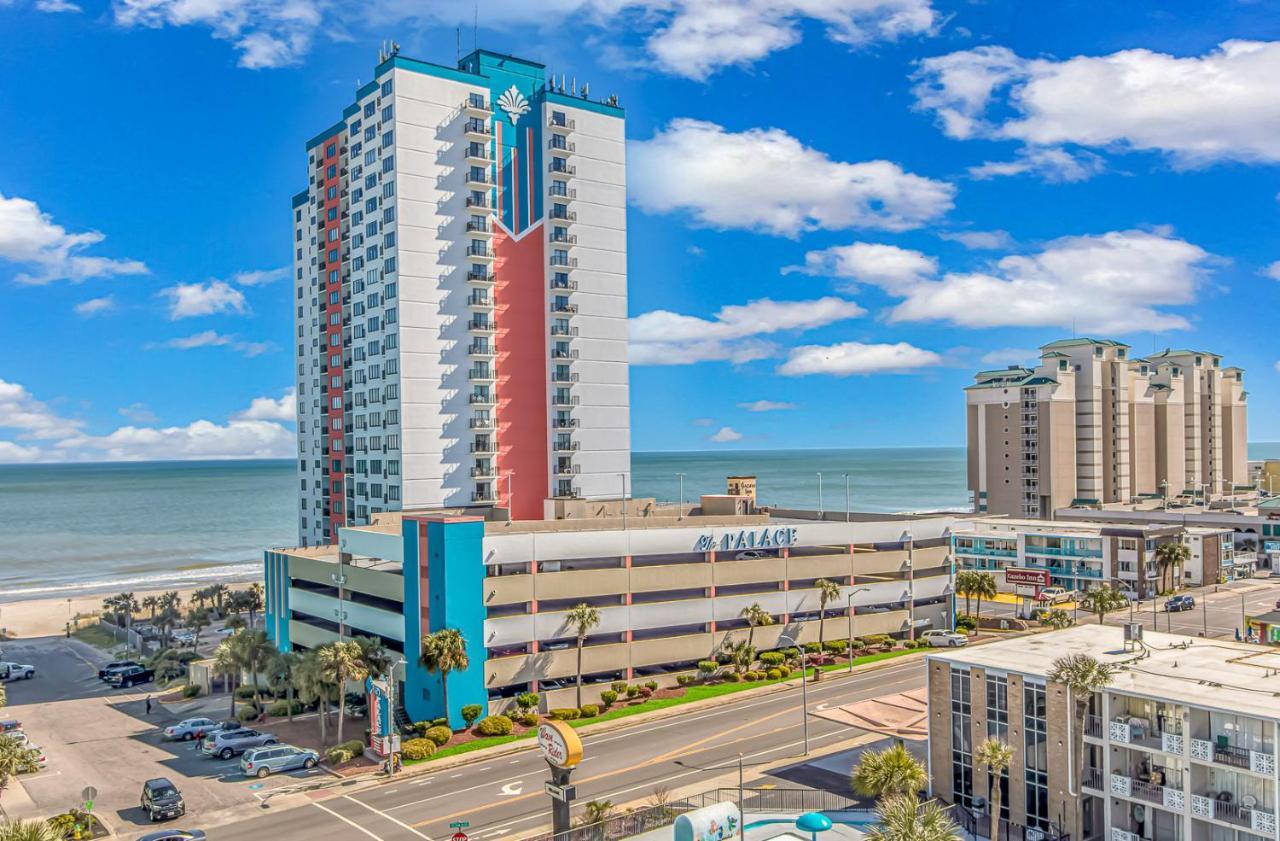 Ocean Front Studio With Panoramic Views! Palace Resort 1001 默特尔比奇 外观 照片